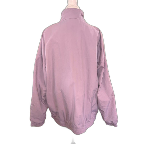 Adidas Originals Women’s 3-Stripe Track Jacket Mauve Pink Y2K 2000s Streetwear L - Picture 3 of 9